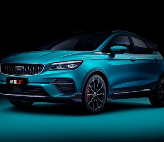 Ещё раз обновлённый Geely Emgrand GS показался на официальных фото: салон тоже перекроили